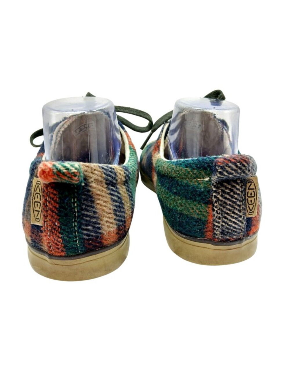 Keen Womens Elsa Wool Plaid Lace Up Sneakers Size 10.5 US EU 41 Multicolor Shoes - Picture 4 of 16